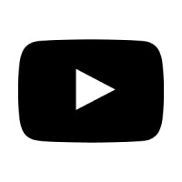 Black Youtube logo