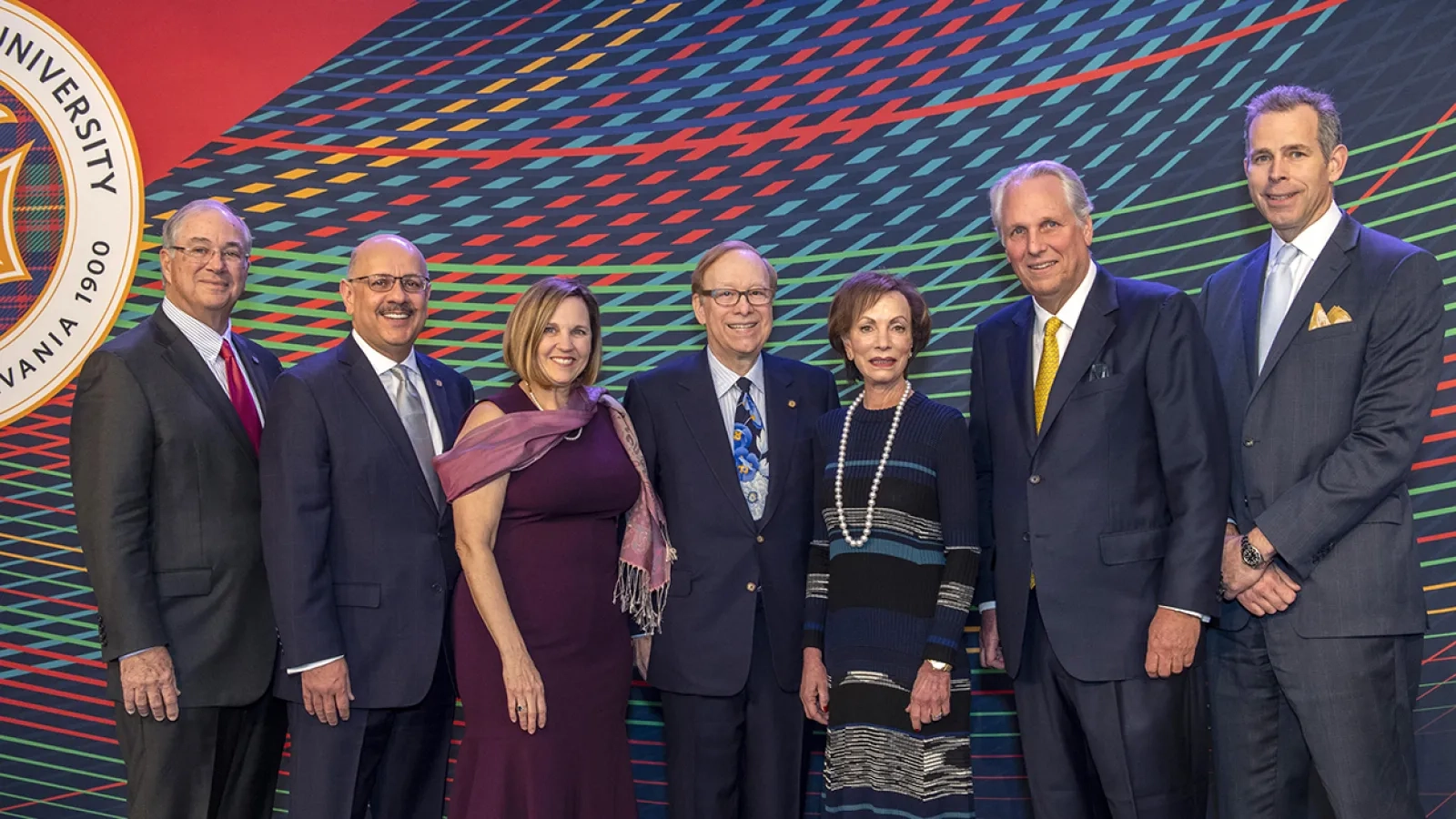 Trustee Tod Johnson and wife Cindy announce Johnson Family Scholarship. 