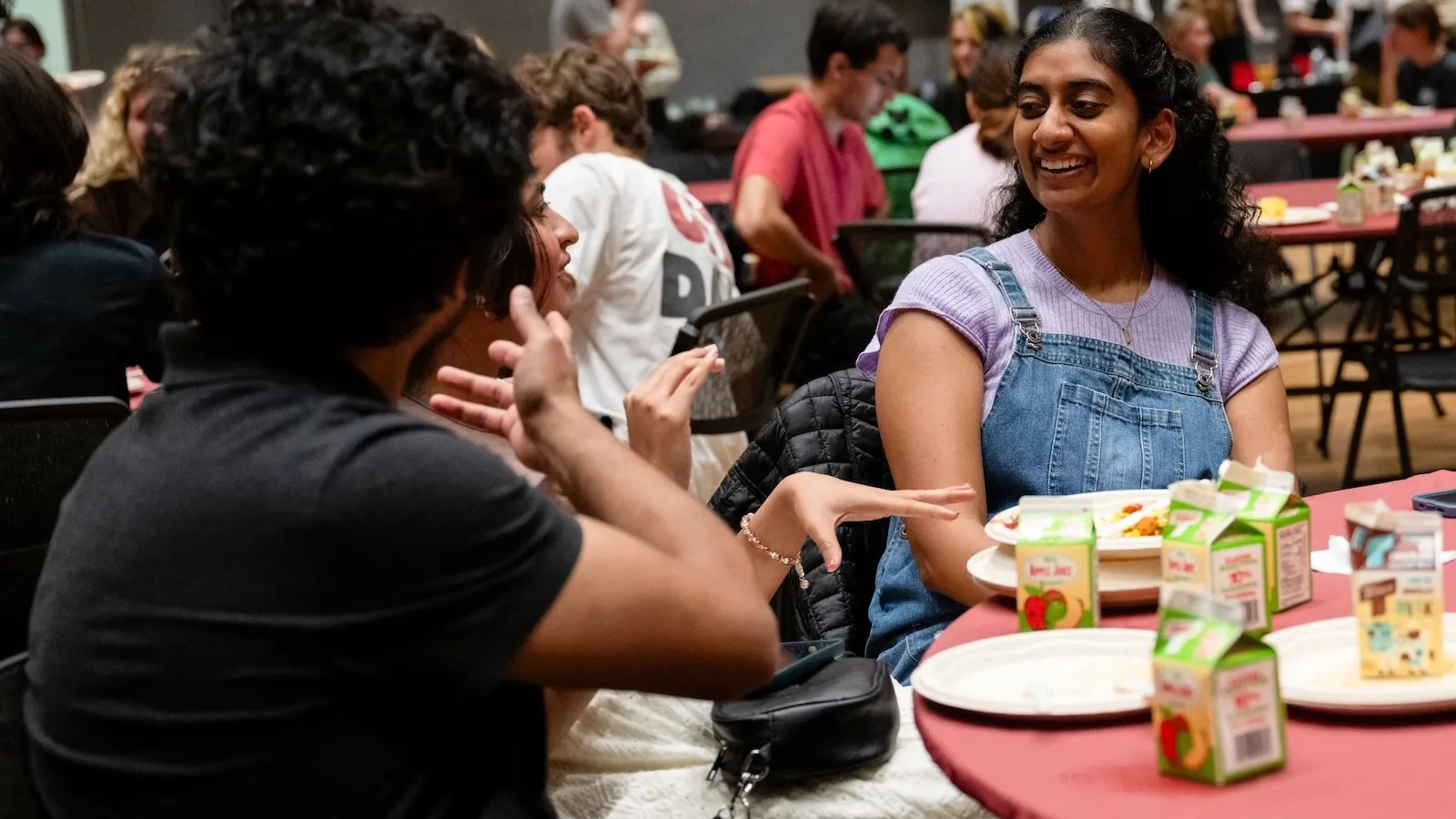 Students at Almost Midnight Breakfast