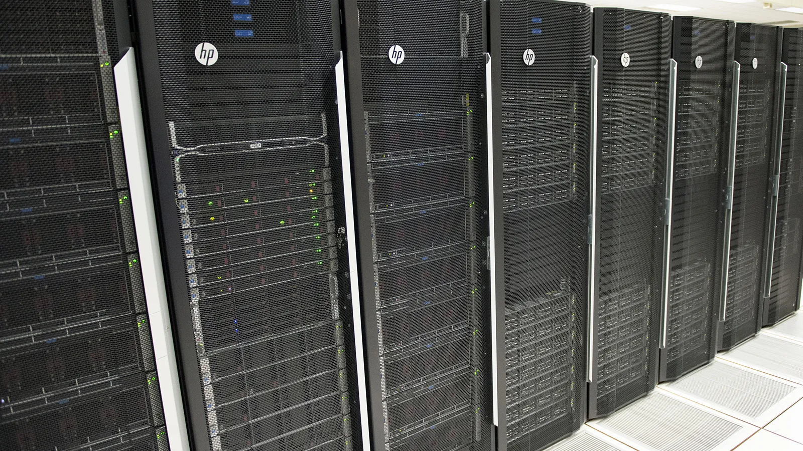 Servers at the supercomputing institute