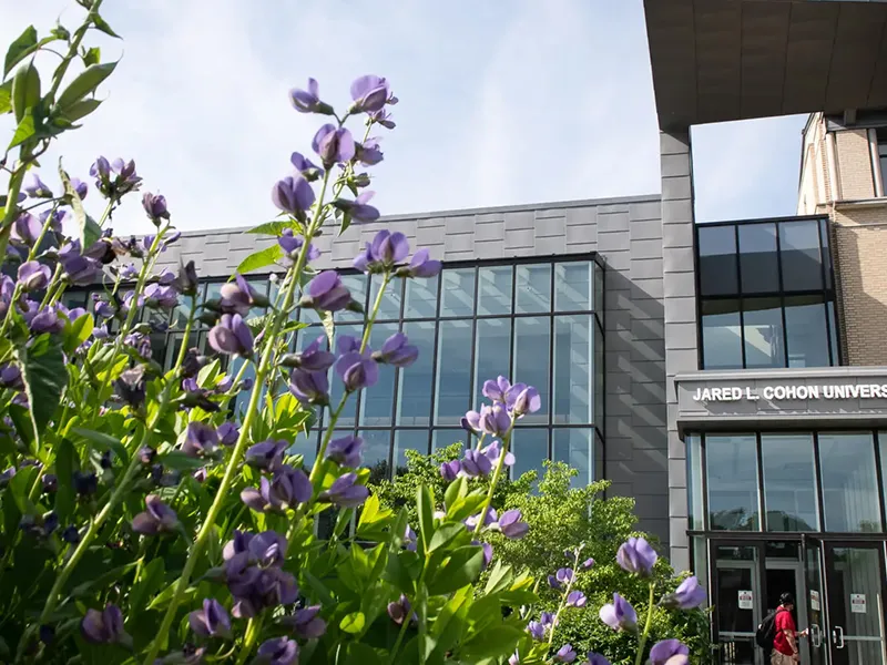 CUC building in the spring.