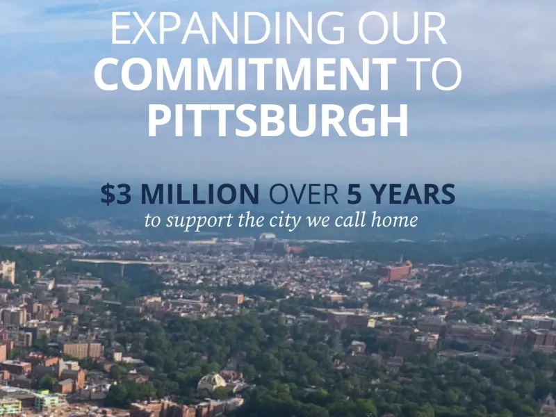 City of Pittsburgh aerial view